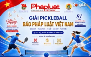 Ngày 16/8 Báo Pháp luật Việt Nam sẽ tổ chức Giải Pickleball lần thứ I